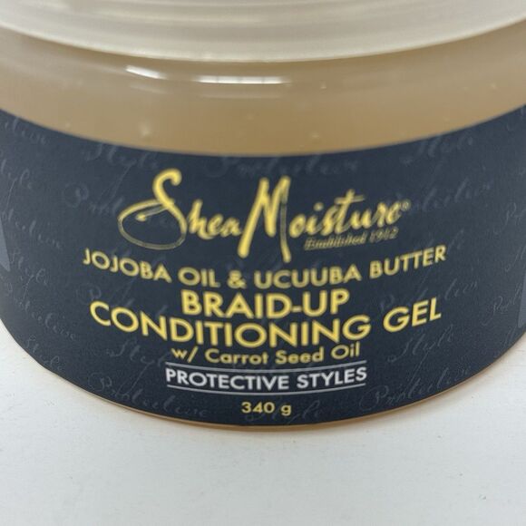 SheaMoisture Braid Up Conditioning Gel Jojoba Oil Ucuuba Butter New Discontinued - Picture 2 of 10